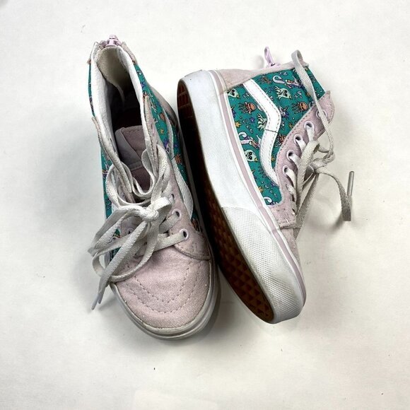 Vans Sea Party Sk8 Hi Zip Sneakers 11.5 - Picture 1 of 8